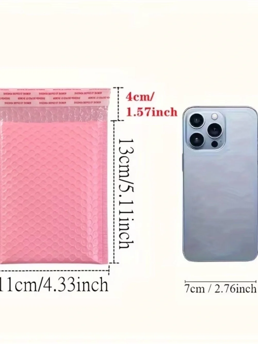 20 Pink Bubble Mailers 4x6 Padded Shipping Envelopes Self Seal New